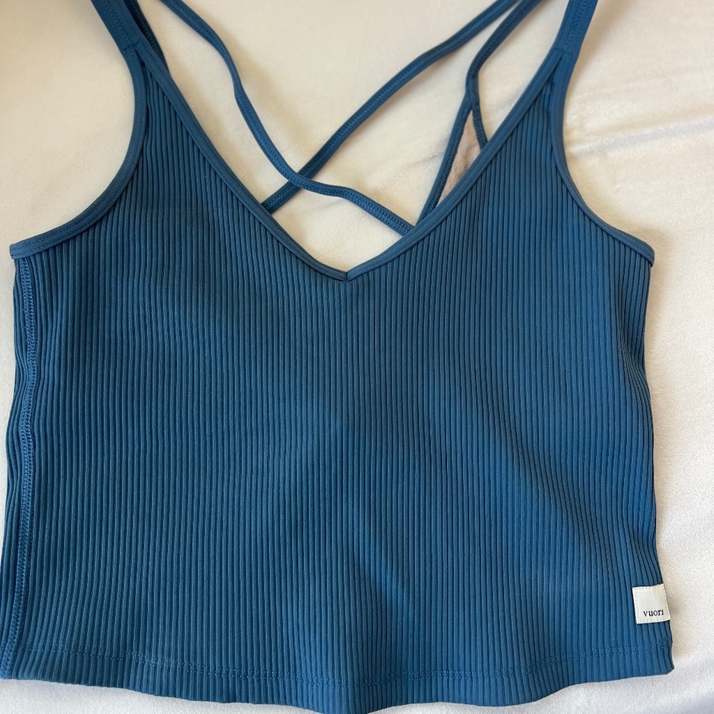 Vuori Rib Crop Tank Top